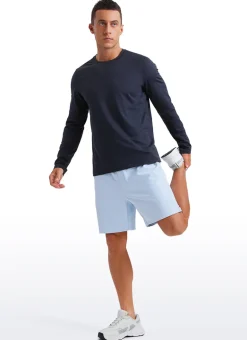 Cloud Jersey Crewneck Long Sleeve Shirts