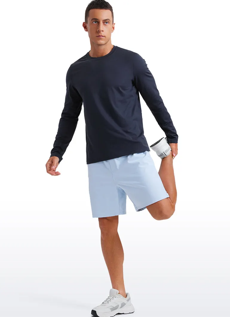 Cloud Jersey Crewneck Long Sleeve Shirts