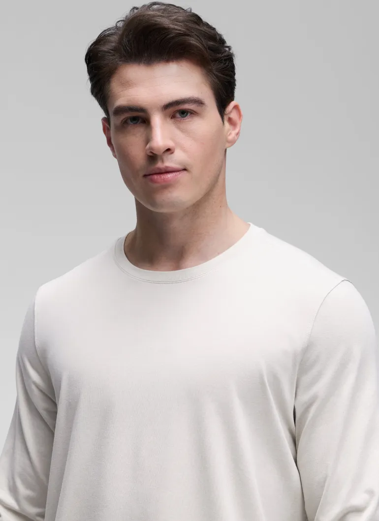 Cloud Jersey Crewneck Long Sleeve Shirts