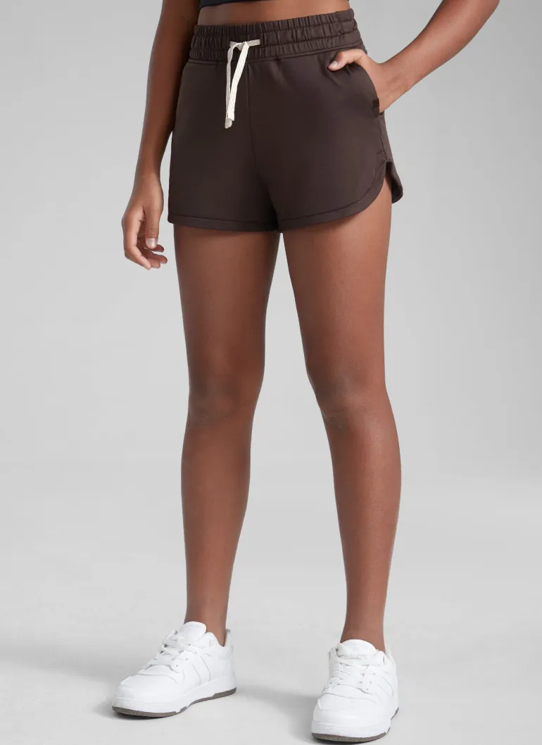 Cloud Jersey Girl Dolphin Pocket Sweat Shorts