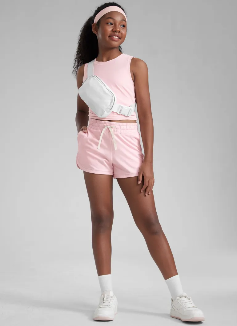 Cloud Jersey Girl Dolphin Pocket Sweat Shorts