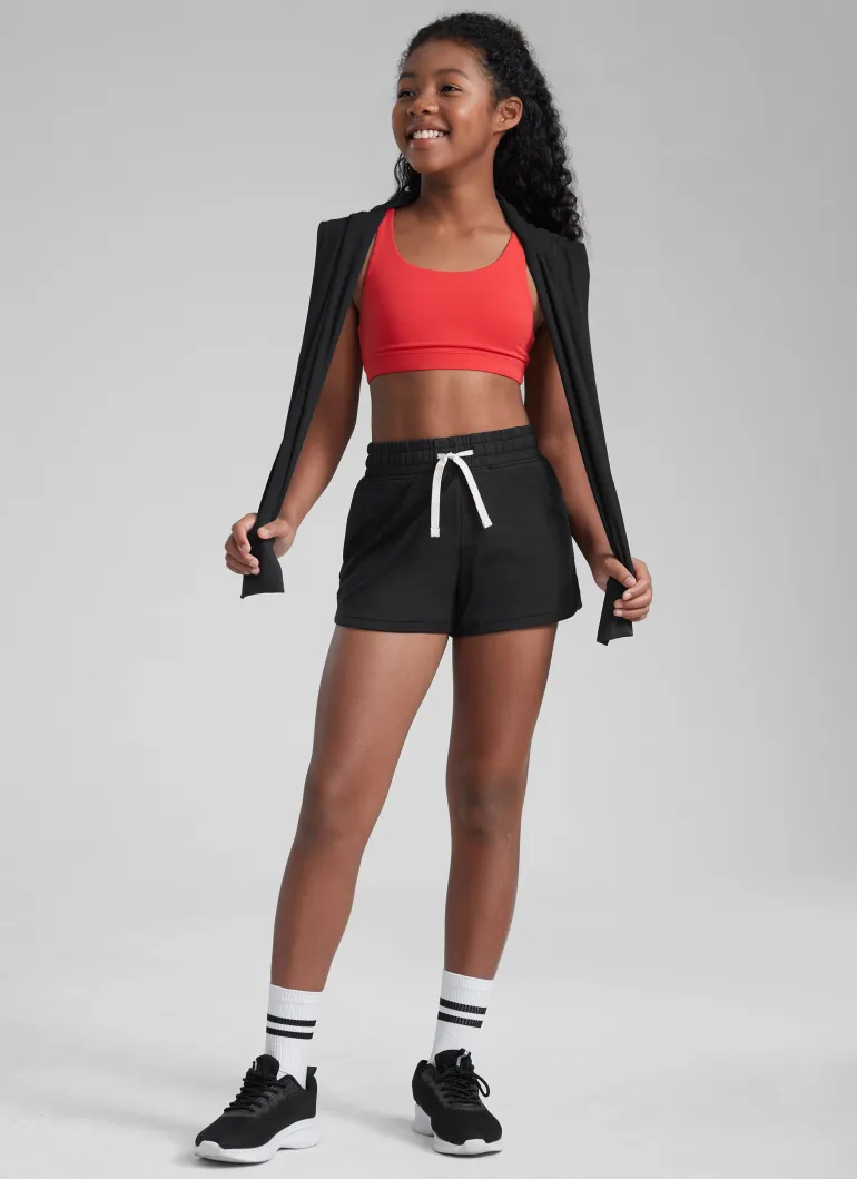 Cloud Jersey Girl Dolphin Pocket Sweat Shorts