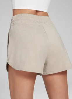 Cloud Jersey High Rise Dolphin Sweat Shorts 3''