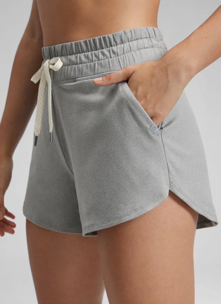 Cloud Jersey High Rise Dolphin Sweat Shorts 3''