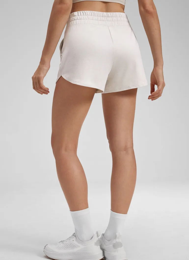 Cloud Jersey High Rise Dolphin Sweat Shorts 3''