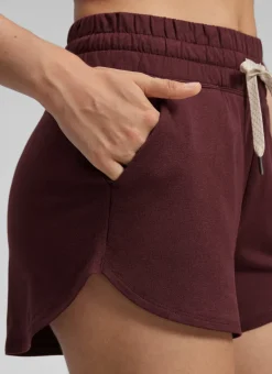 Cloud Jersey High Rise Dolphin Sweat Shorts 3''