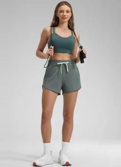 Cloud Jersey High Rise Dolphin Sweat Shorts 3''