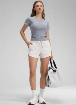 Cloud Jersey High Rise Dolphin Sweat Shorts 3''