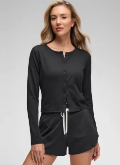 Cloud Jersey Lightweight Button Down Cardigan