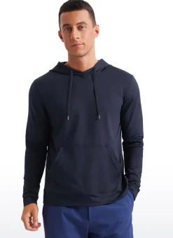 Cloud Jersey Pullover Hoodie Long Sleeve with Pocket