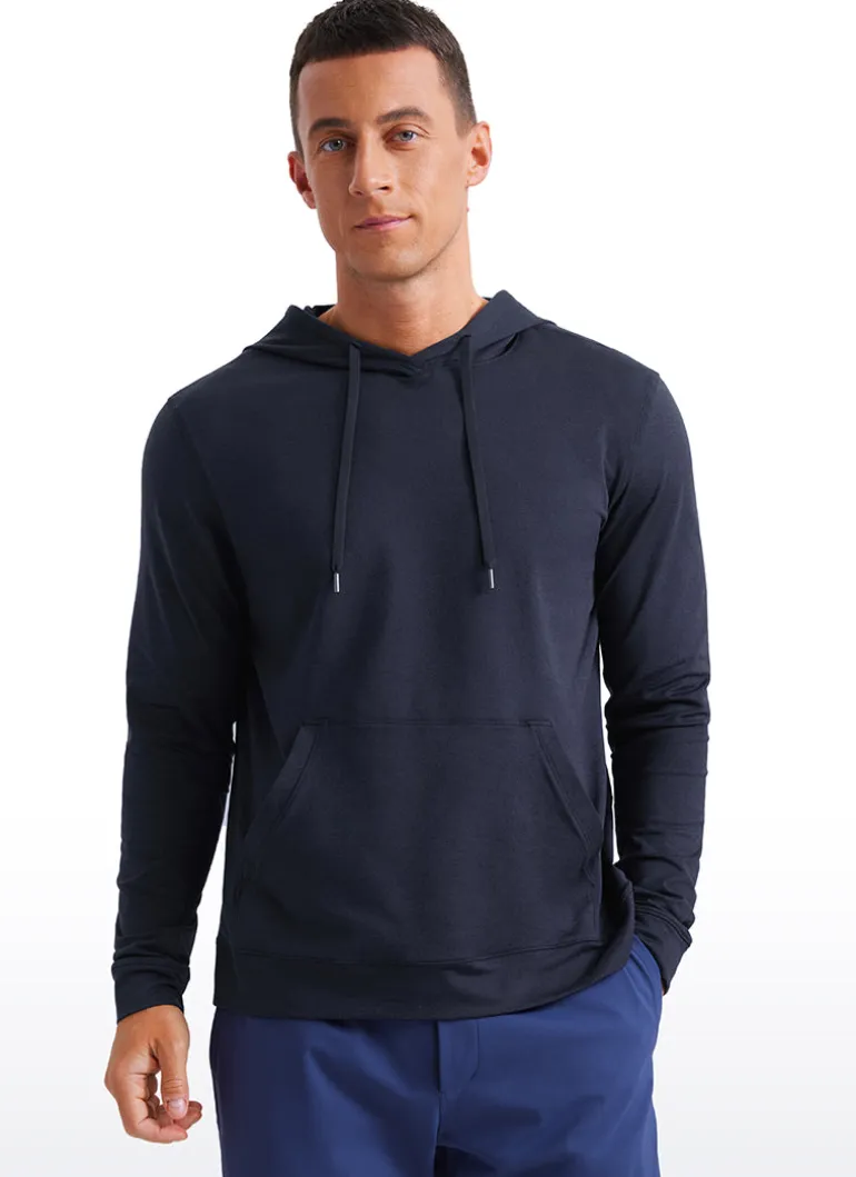 Cloud Jersey Pullover Hoodie Long Sleeve with Pocket