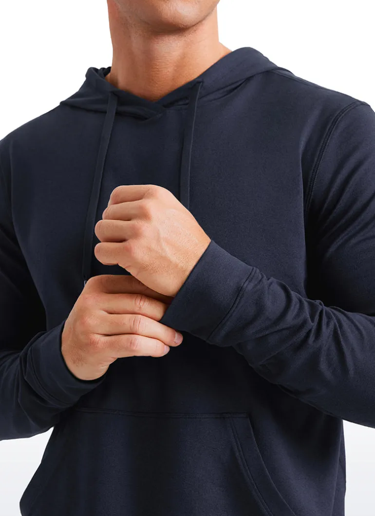 Cloud Jersey Pullover Hoodie Long Sleeve with Pocket