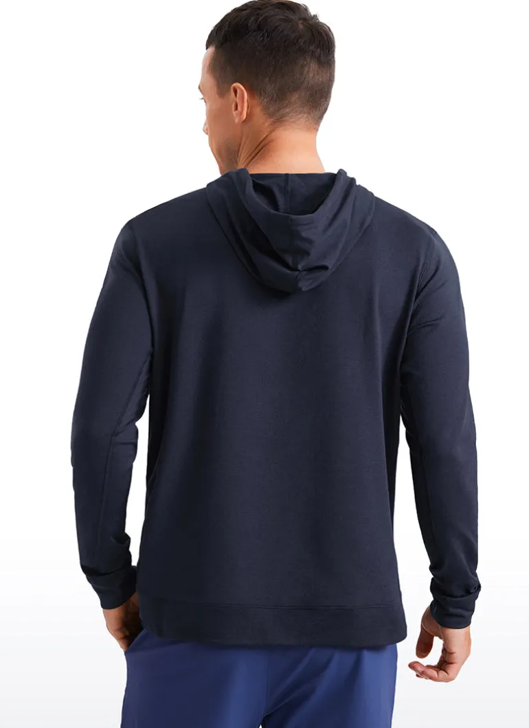 Cloud Jersey Pullover Hoodie Long Sleeve with Pocket