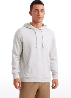 Cloud Jersey Pullover Hoodie Long Sleeve with Pocket