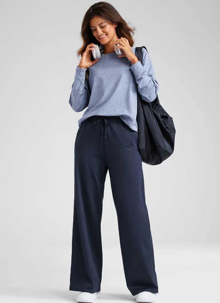 Cloud Jersey Wide Leg Sweatpant 30”