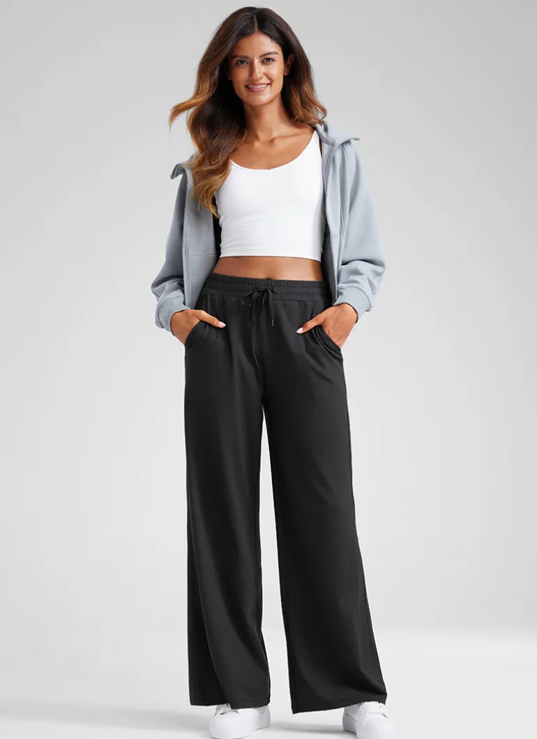 Cloud Jersey Wide Leg Sweatpant 30”