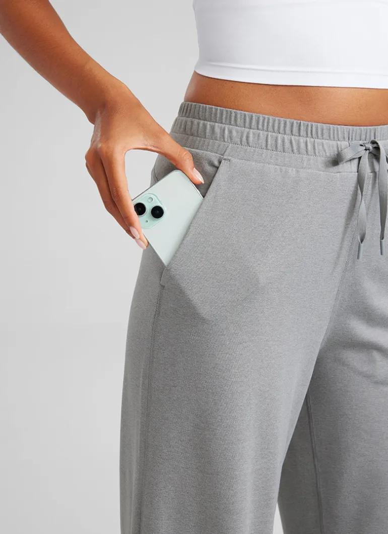 Cloud Jersey Wide Leg Sweatpant 30”