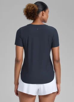 Cloudweight Crewneck Side Slit Short Sleeve