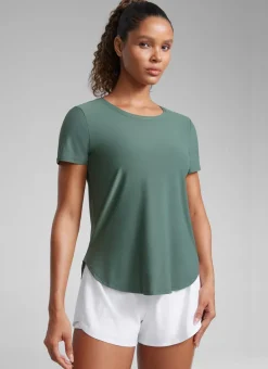 Cloudweight Crewneck Side Slit Short Sleeve