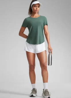 Cloudweight Crewneck Side Slit Short Sleeve