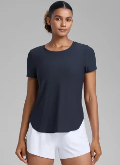 Cloudweight Crewneck Side Slit Short Sleeve