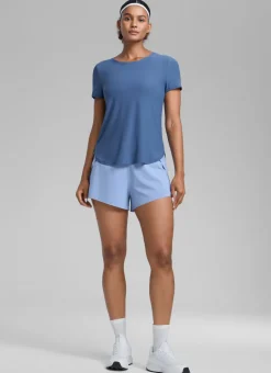 Cloudweight Crewneck Side Slit Short Sleeve