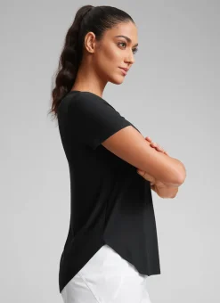 Cloudweight Crewneck Side Slit Short Sleeve