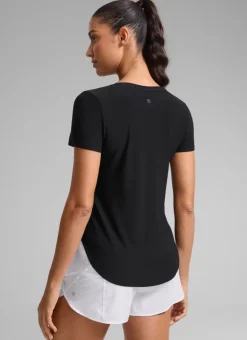Cloudweight Crewneck Side Slit Short Sleeve