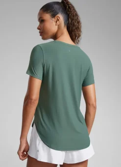 Cloudweight Crewneck Side Slit Short Sleeve