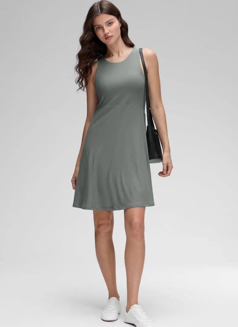 Cloudweight Double Lined Crewneck Dress