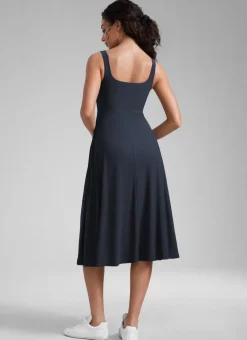 Cloudweight Double Lined Pocket Midi Dress