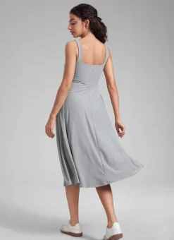 Cloudweight Double Lined Pocket Midi Dress
