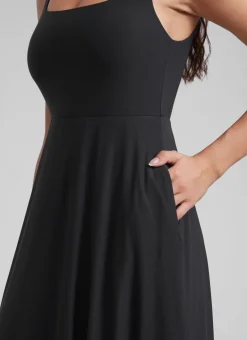 Cloudweight Double Lined Pocket Midi Dress