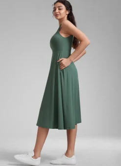 Cloudweight Double Lined Pocket Midi Dress