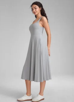 Cloudweight Double Lined Pocket Midi Dress