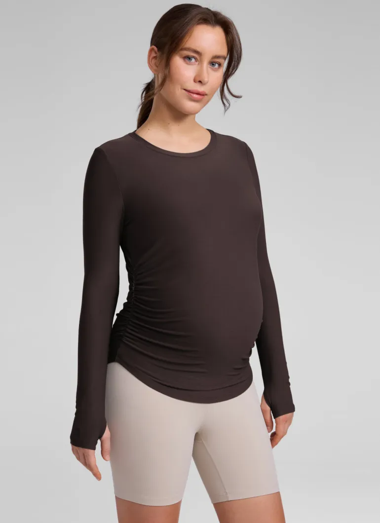 Cloudweight Maternity Ruched Long Sleeve
