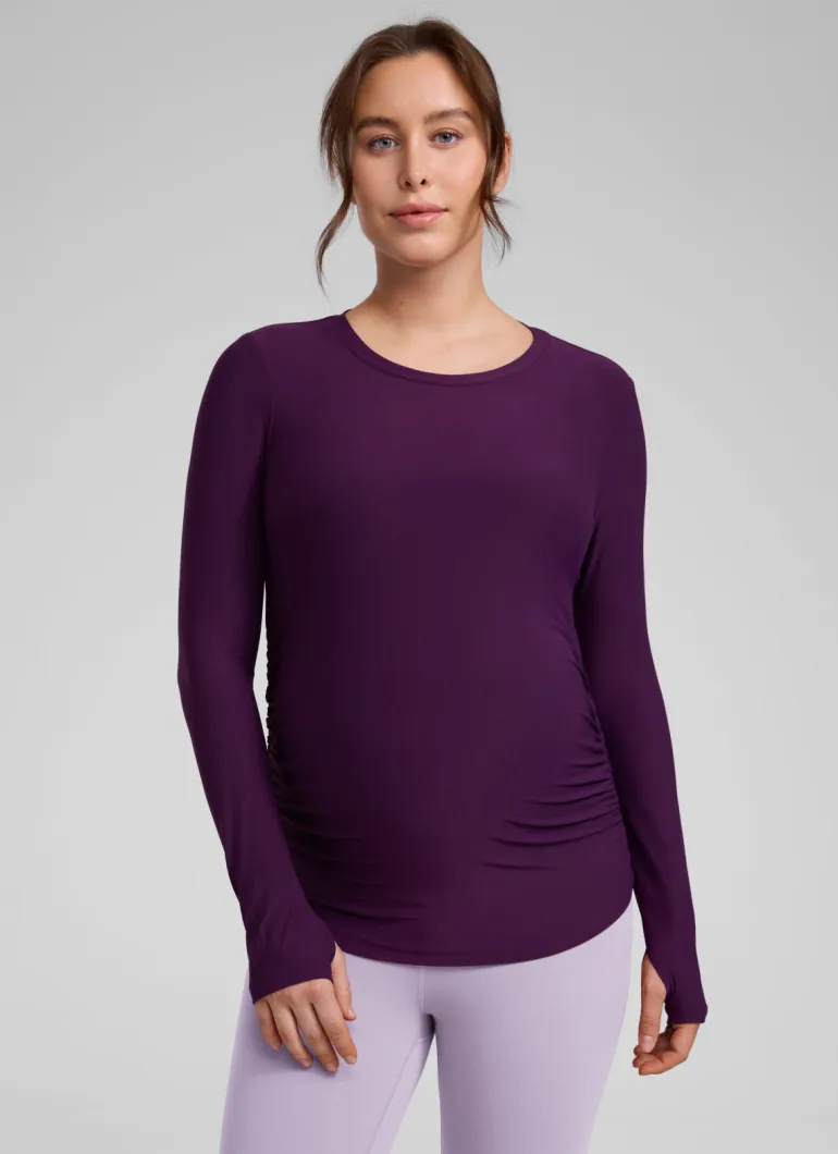 Cloudweight Maternity Ruched Long Sleeve