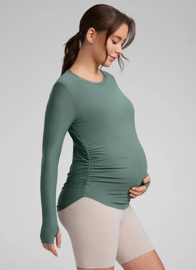 Cloudweight Maternity Ruched Long Sleeve