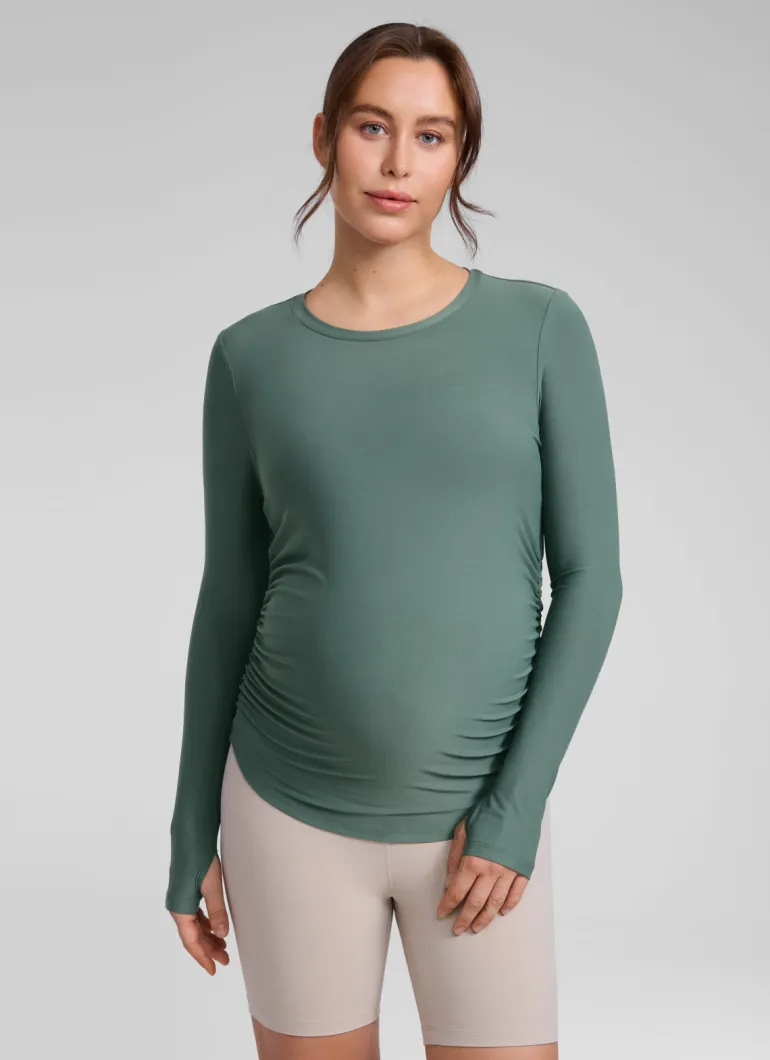 Cloudweight Maternity Ruched Long Sleeve