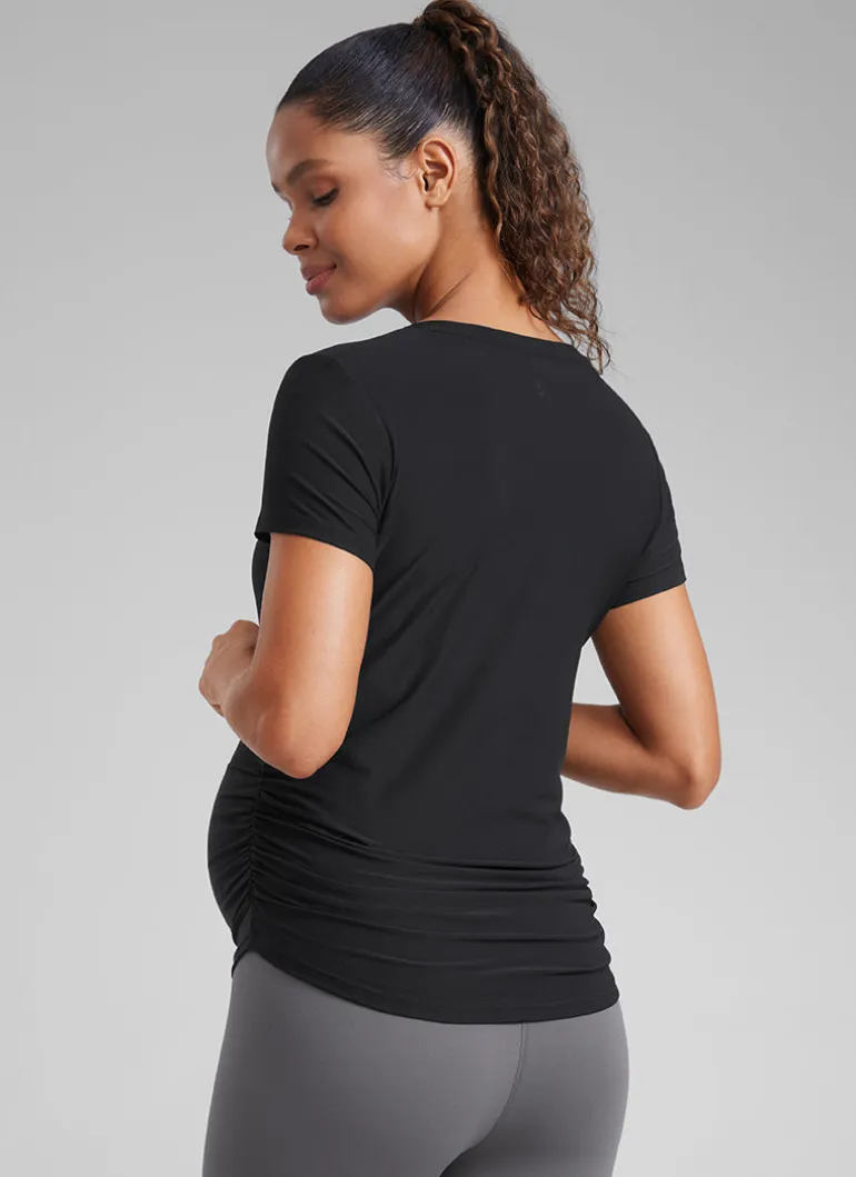 Cloudweight Maternity Ruched Short Sleeve
