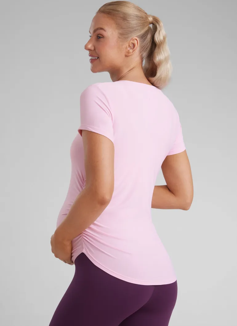 Cloudweight Maternity Ruched Short Sleeve