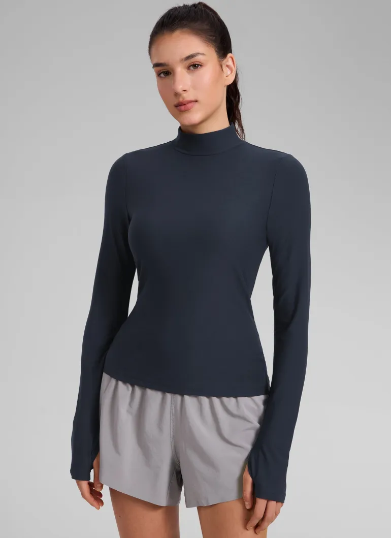 Cloudweight Mock Neck Long Sleeve