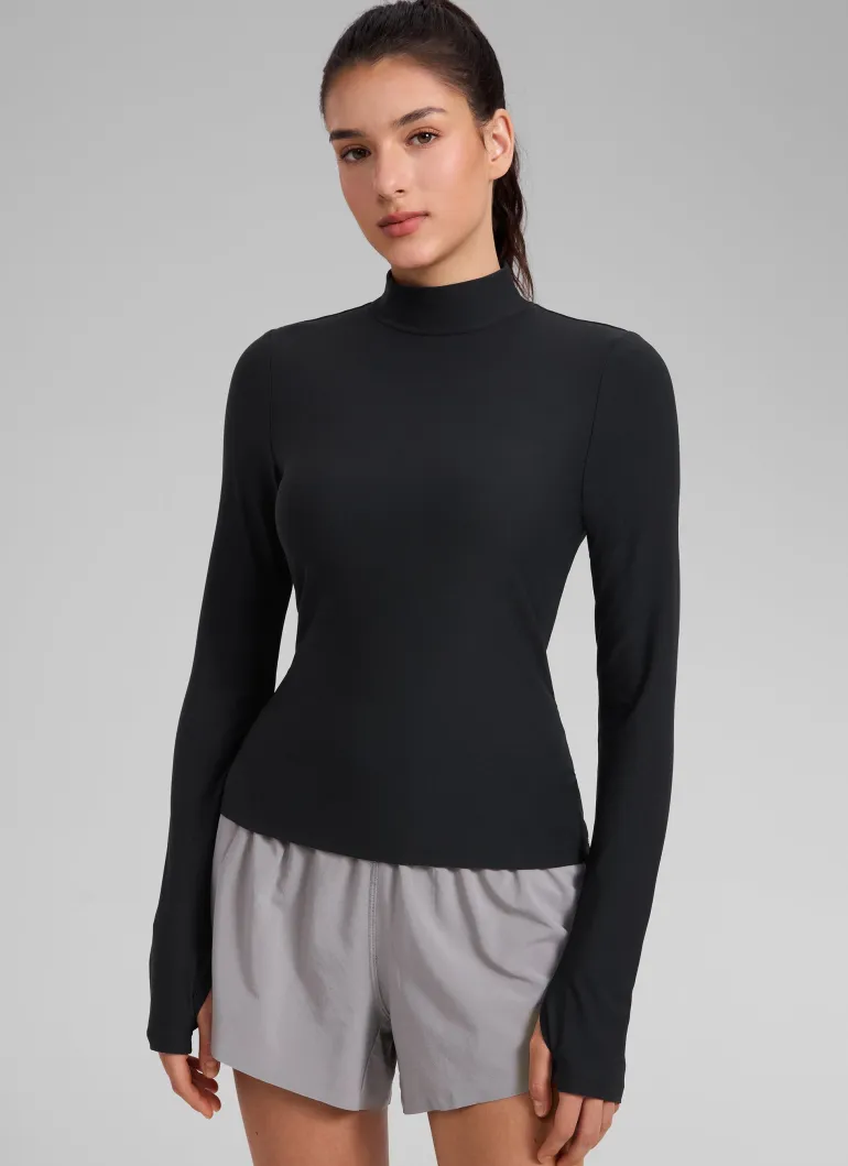 Cloudweight Mock Neck Long Sleeve