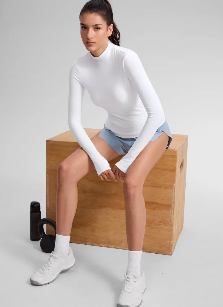Cloudweight Mock Neck Long Sleeve