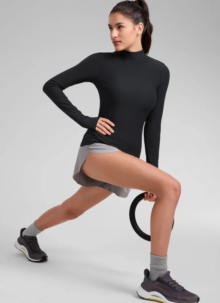 Cloudweight Mock Neck Long Sleeve
