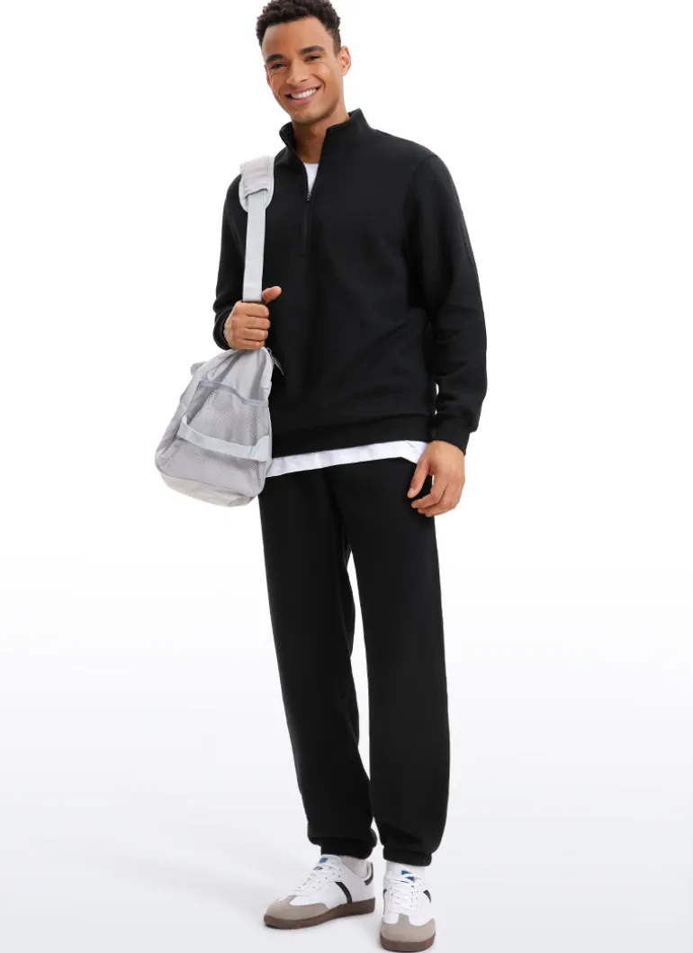 Cotton Fleece Sweatpants with Pockets 32''