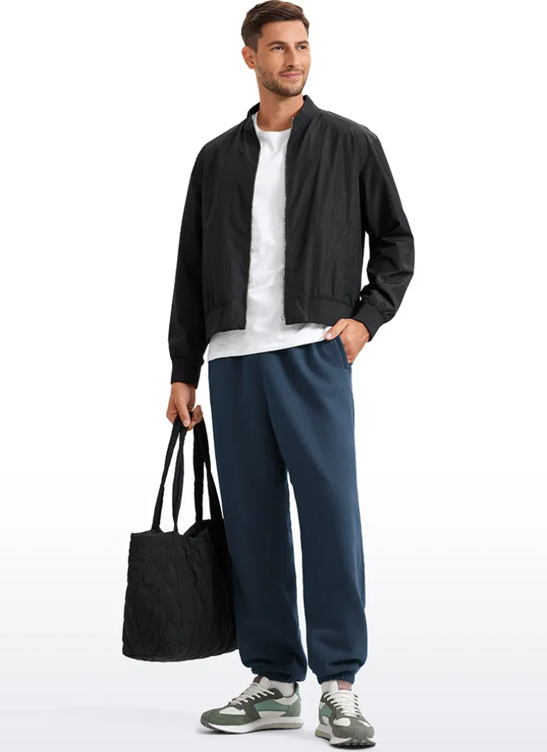 Cotton Fleece Sweatpants with Pockets 32''