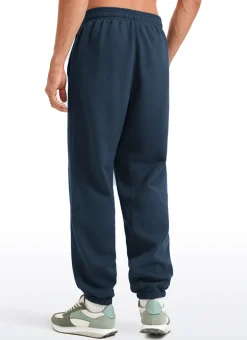 Cotton Fleece Sweatpants with Pockets 32''