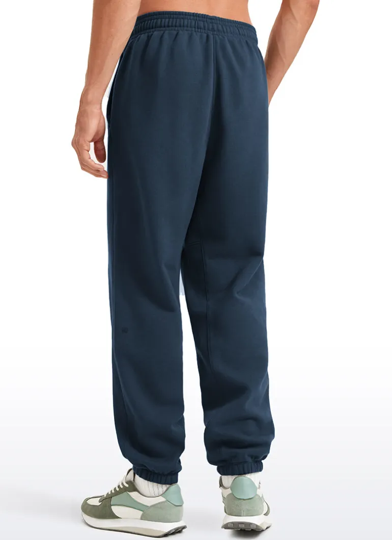 Cotton Fleece Sweatpants with Pockets 32''