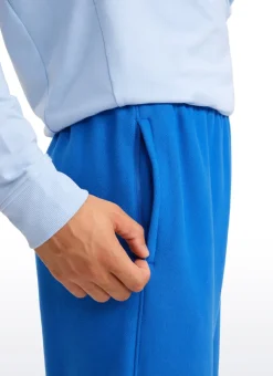 Cotton Fleece Sweatpants with Pockets 32''